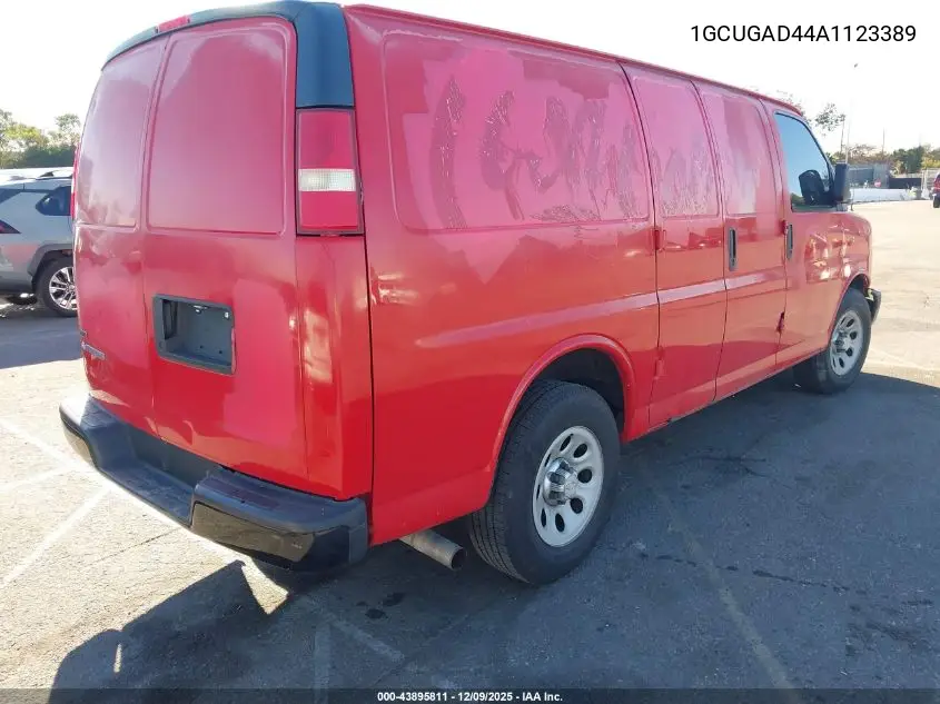 1GCUGAD44A1123389 2010 Chevrolet Express 1500 Work Van