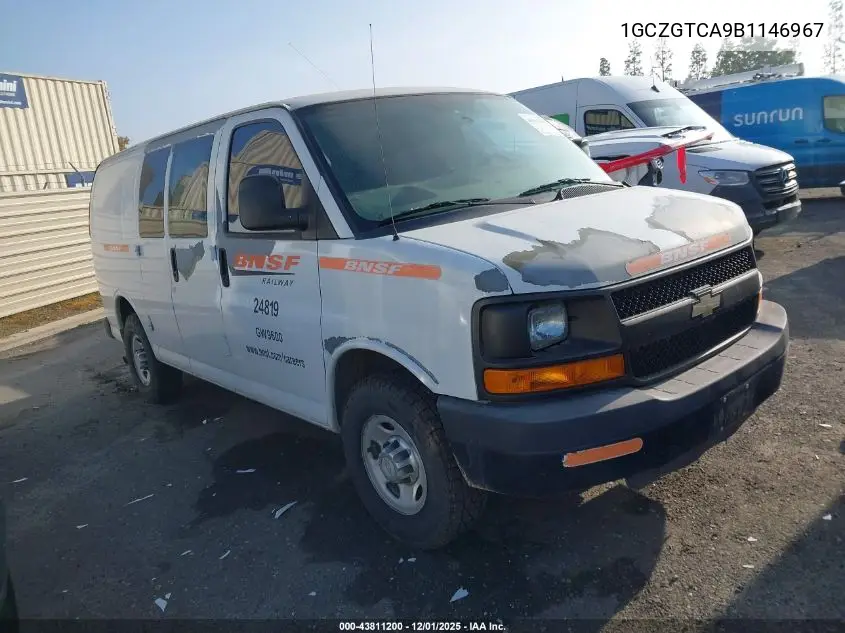 1GCZGTCA9B1146967 2011 Chevrolet Express 3500 Work Van