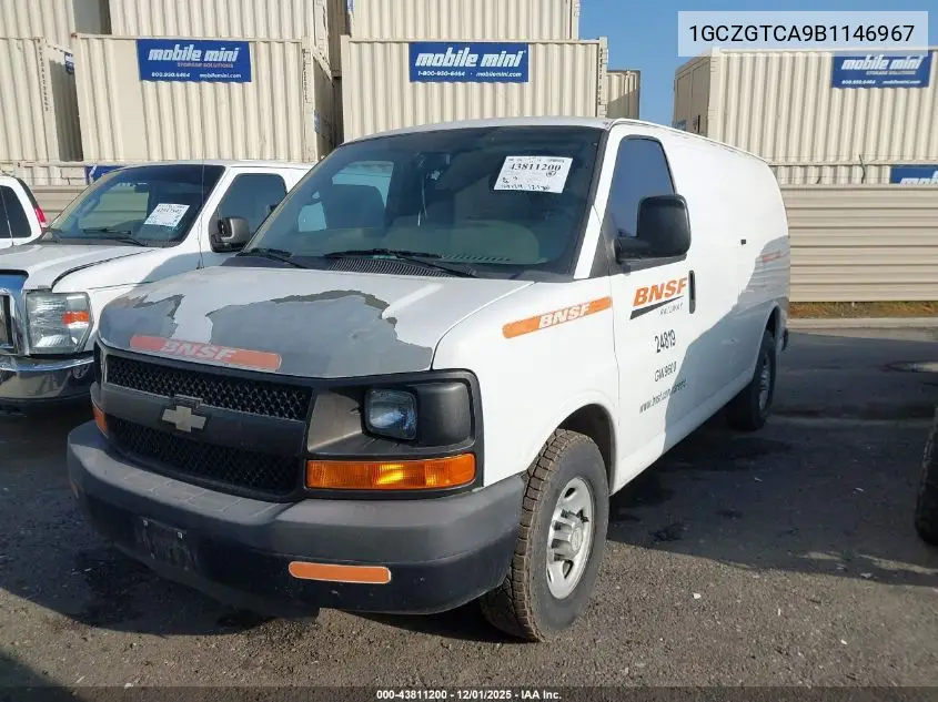 1GCZGTCA9B1146967 2011 Chevrolet Express 3500 Work Van
