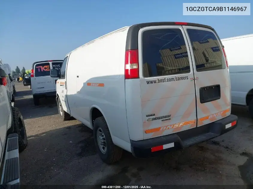 1GCZGTCA9B1146967 2011 Chevrolet Express 3500 Work Van