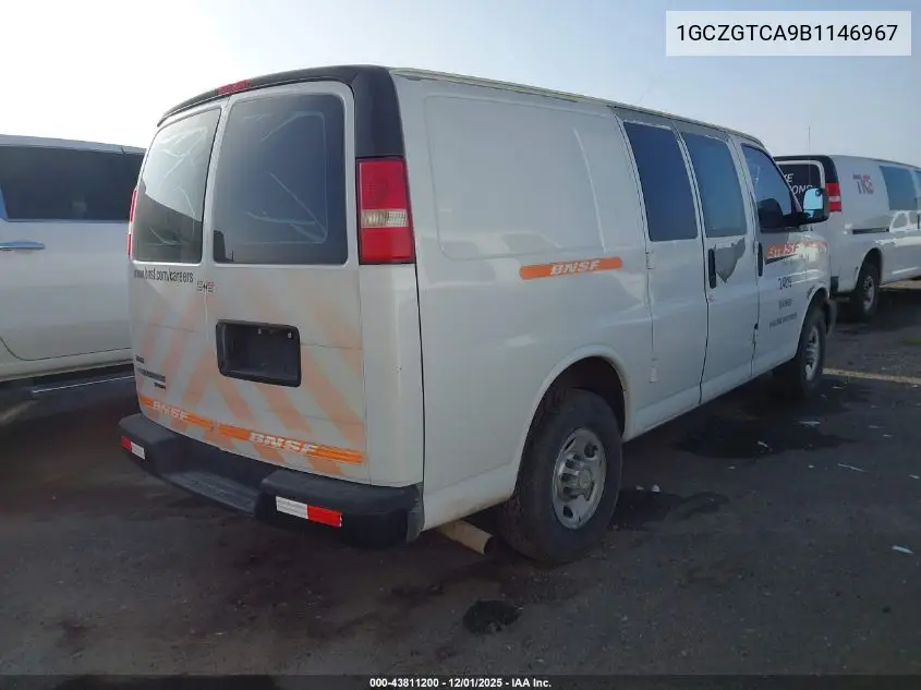 1GCZGTCA9B1146967 2011 Chevrolet Express 3500 Work Van
