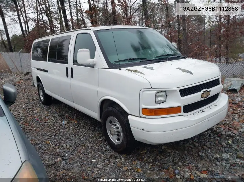 1GAZGZFG8B1112868 2011 Chevrolet Express 3500 Ls