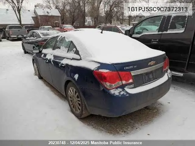 1G1PJ5SC9C7372313 2012 Chevrolet Cruze Eco Turbo