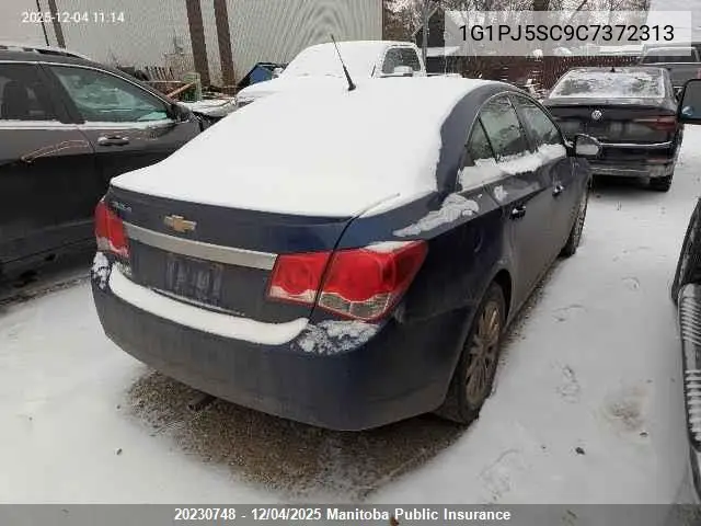 1G1PJ5SC9C7372313 2012 Chevrolet Cruze Eco Turbo