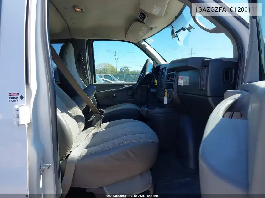 1GAZGZFA1C1200111 2012 Chevrolet Express 3500 Ls