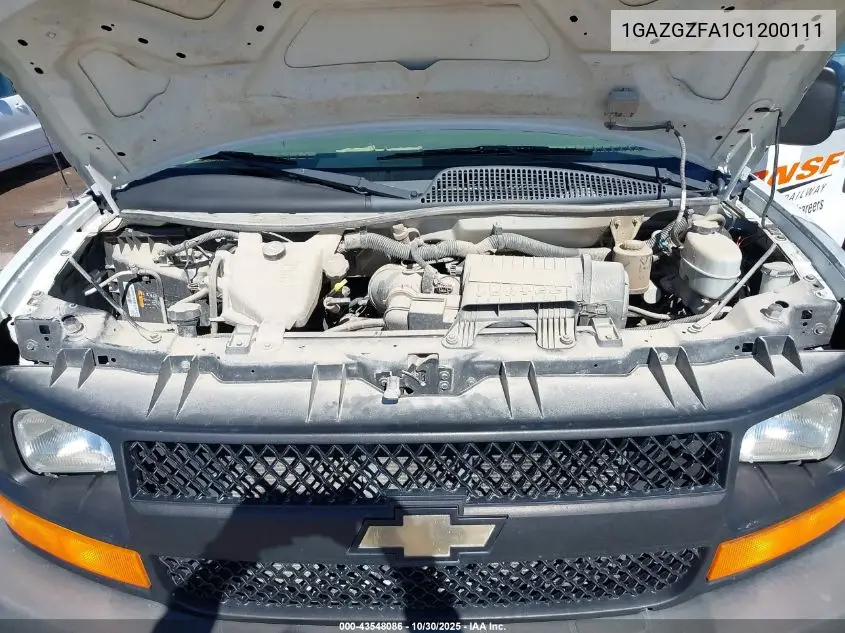 1GAZGZFA1C1200111 2012 Chevrolet Express 3500 Ls