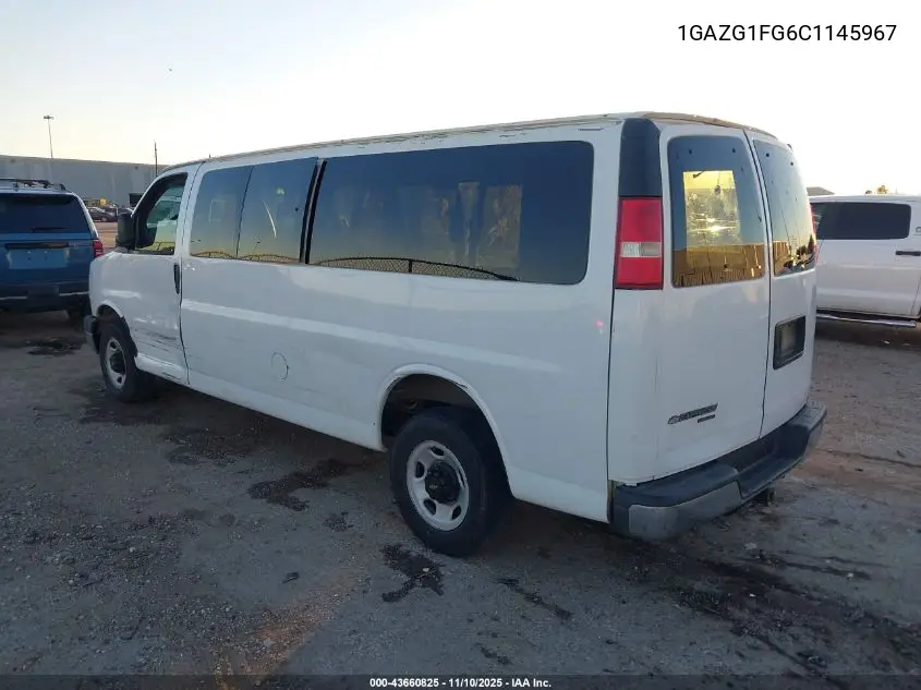1GAZG1FG6C1145967 2012 Chevrolet Express 3500 Lt