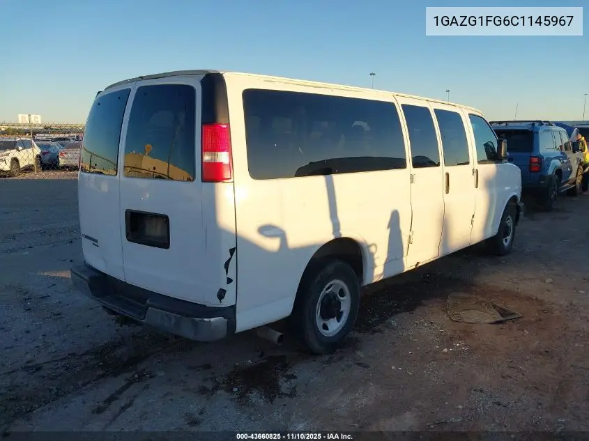 1GAZG1FG6C1145967 2012 Chevrolet Express 3500 Lt