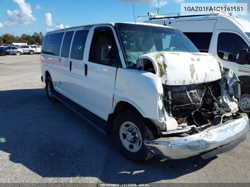 1GAZG1FA1C1161151 2012 Chevrolet Express 3500 Lt