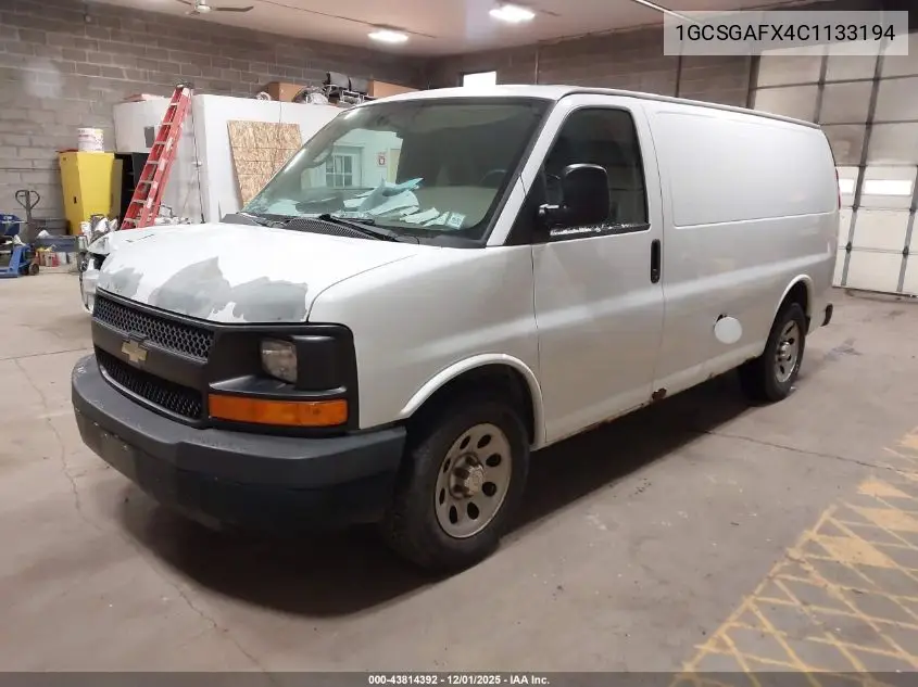 1GCSGAFX4C1133194 2012 Chevrolet Express 1500 Work Van