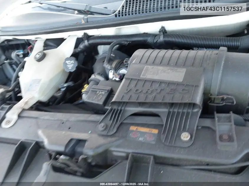 1GCSHAF43C1157537 2012 Chevrolet Express 1500 Work Van
