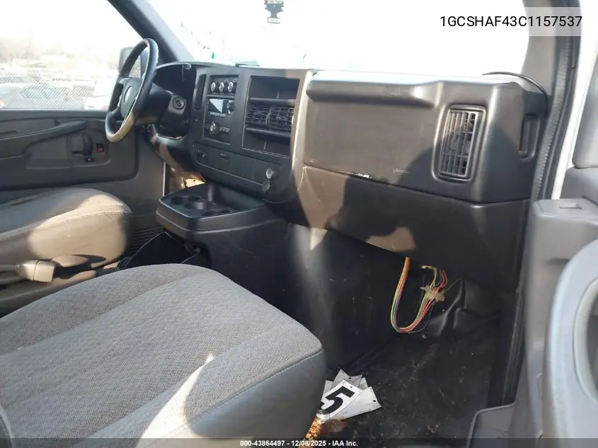 1GCSHAF43C1157537 2012 Chevrolet Express 1500 Work Van