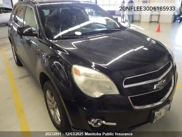 2GNFLEE30D6185933 2013 Chevrolet Equinox Lt V6