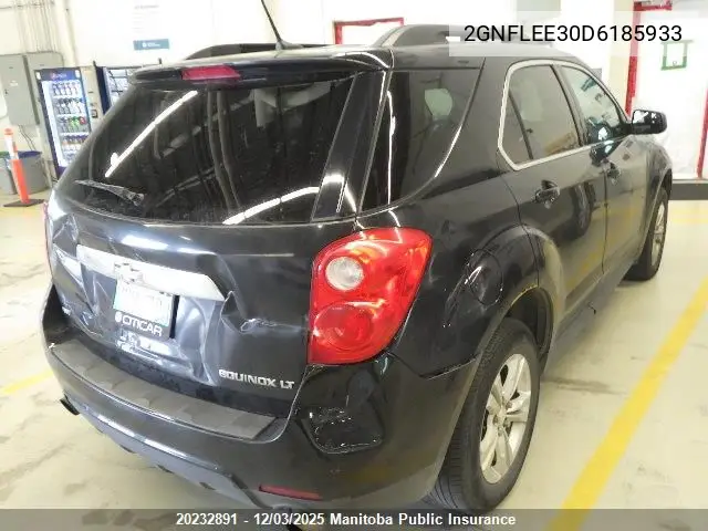 2GNFLEE30D6185933 2013 Chevrolet Equinox Lt V6