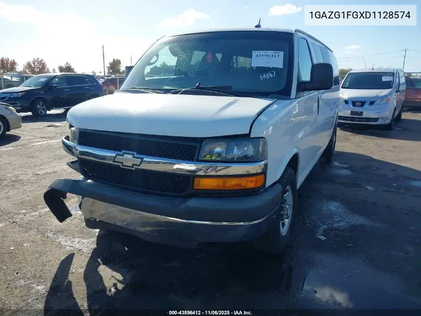 1GAZG1FGXD1128574 2013 Chevrolet Express 3500 Lt