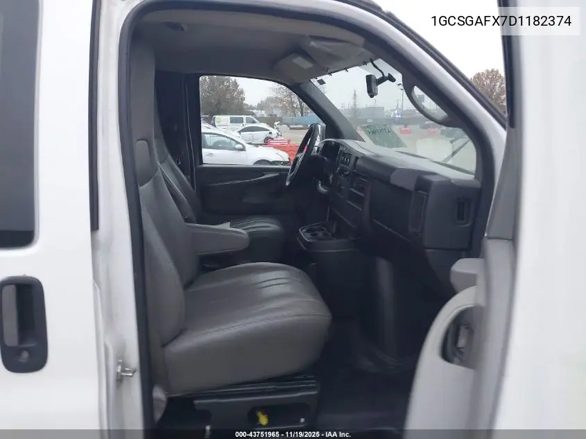 1GCSGAFX7D1182374 2013 Chevrolet Express 1500 Work Van