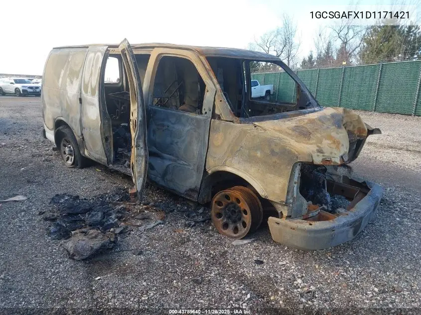 1GCSGAFX1D1171421 2013 Chevrolet Express 1500 Work Van