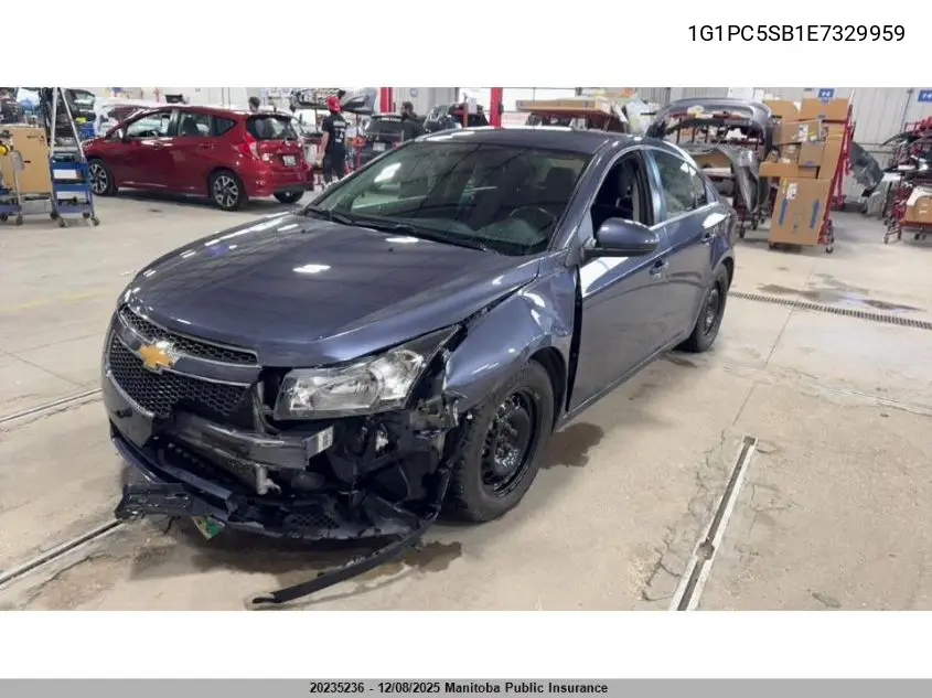 1G1PC5SB1E7329959 2014 Chevrolet Cruze Lt Turbo