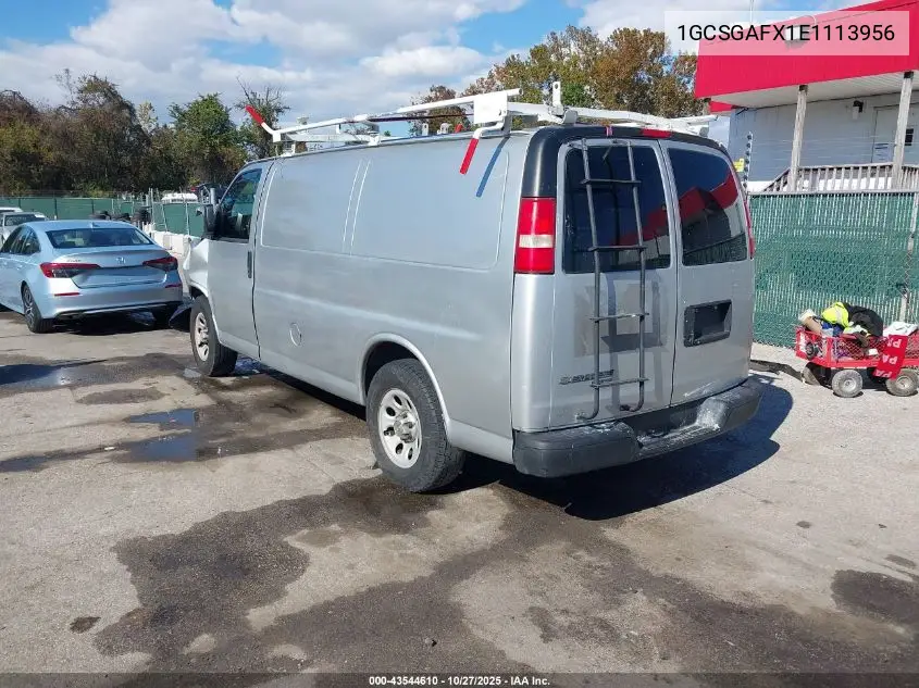 1GCSGAFX1E1113956 2014 Chevrolet Express 1500 Work Van
