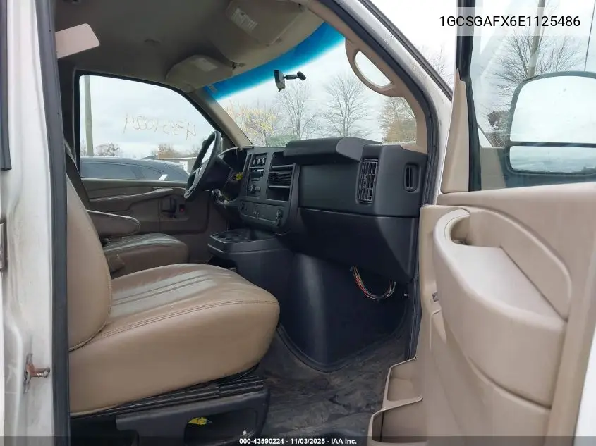 1GCSGAFX6E1125486 2014 Chevrolet Express 1500 Work Van