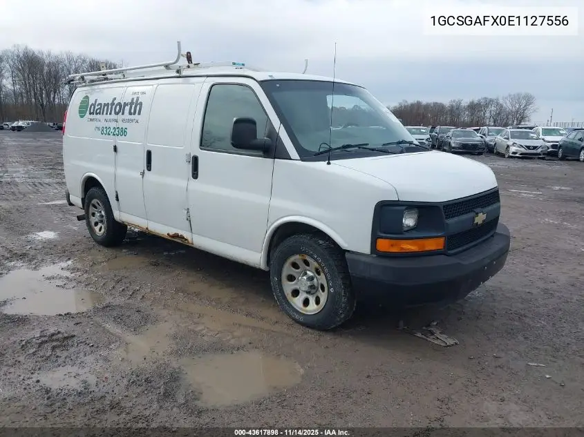 1GCSGAFX0E1127556 2014 Chevrolet Express 1500 Work Van