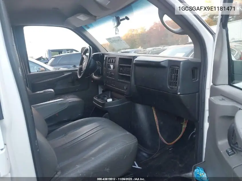 1GCSGAFX9E1181471 2014 Chevrolet Express 1500 Work Van