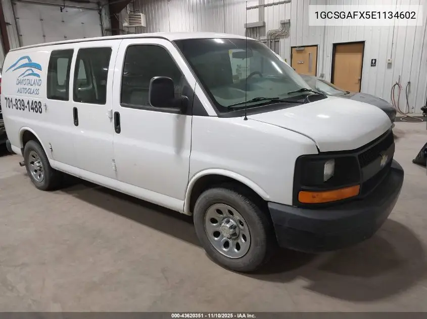 1GCSGAFX5E1134602 2014 Chevrolet Express 1500 Work Van
