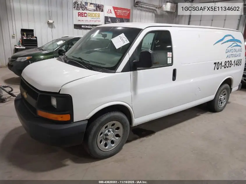 1GCSGAFX5E1134602 2014 Chevrolet Express 1500 Work Van