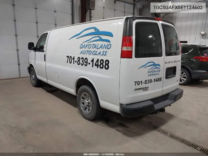 1GCSGAFX5E1134602 2014 Chevrolet Express 1500 Work Van