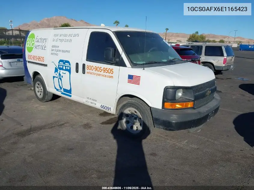 1GCSGAFX6E1165423 2014 Chevrolet Express 1500 Work Van