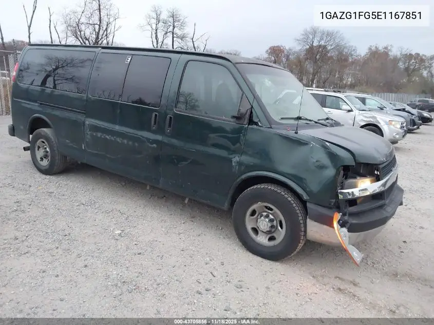 1GAZG1FG5E1167851 2014 Chevrolet Express 3500 Lt
