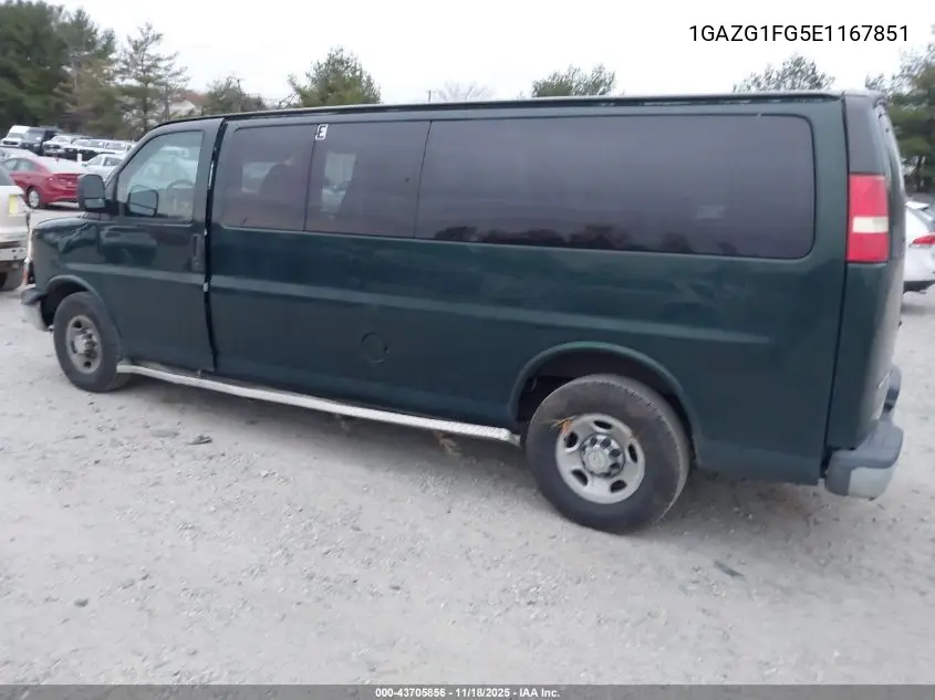 1GAZG1FG5E1167851 2014 Chevrolet Express 3500 Lt
