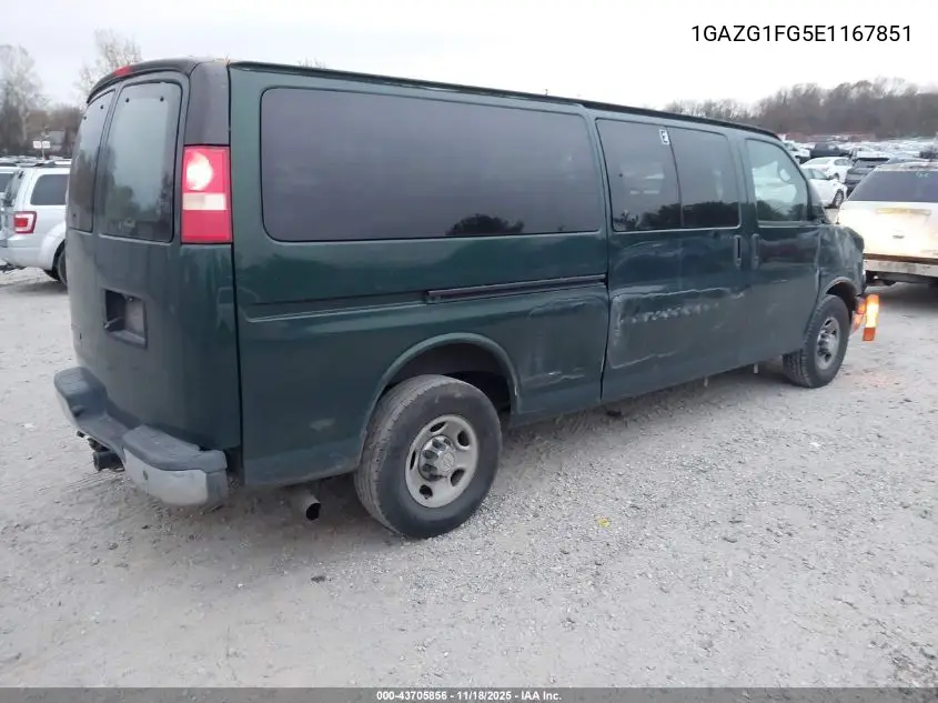 1GAZG1FG5E1167851 2014 Chevrolet Express 3500 Lt