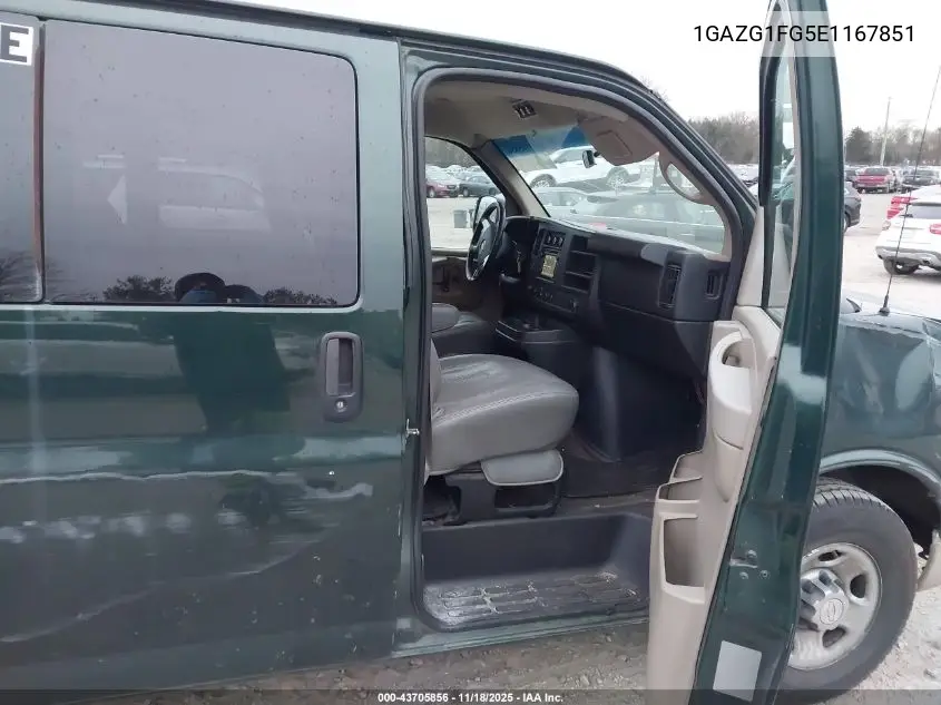 1GAZG1FG5E1167851 2014 Chevrolet Express 3500 Lt
