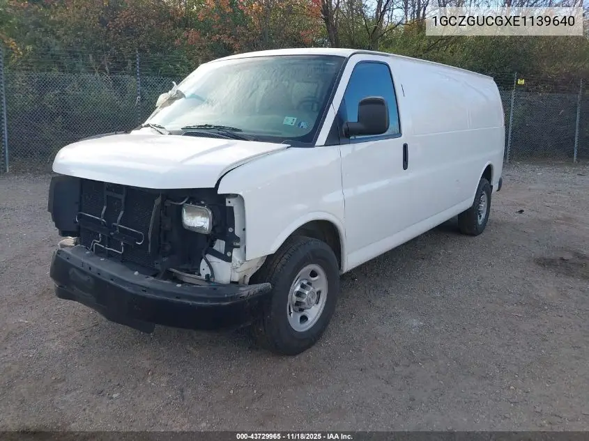 1GCZGUCGXE1139640 2014 Chevrolet Express 3500 Work Van