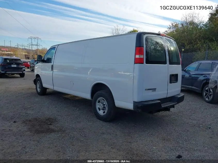 1GCZGUCGXE1139640 2014 Chevrolet Express 3500 Work Van
