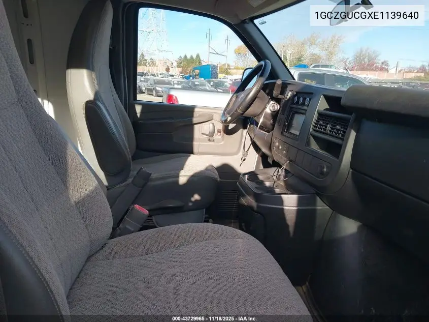 1GCZGUCGXE1139640 2014 Chevrolet Express 3500 Work Van