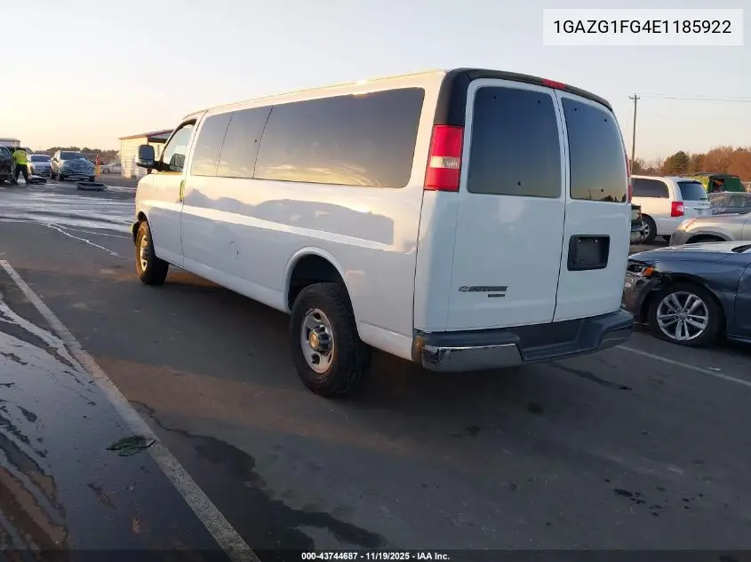 1GAZG1FG4E1185922 2014 Chevrolet Express 3500 Lt