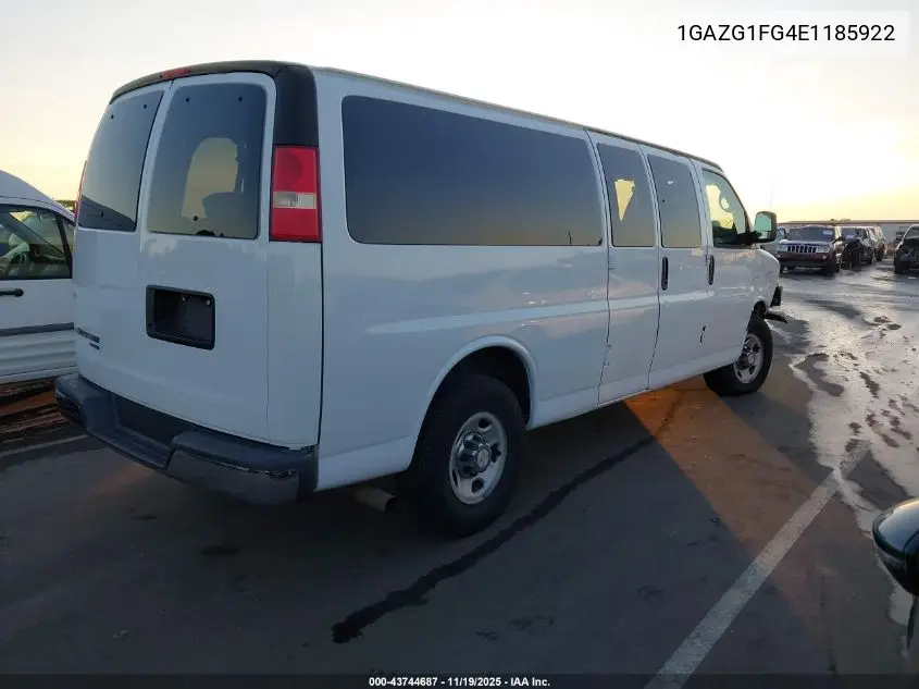 1GAZG1FG4E1185922 2014 Chevrolet Express 3500 Lt
