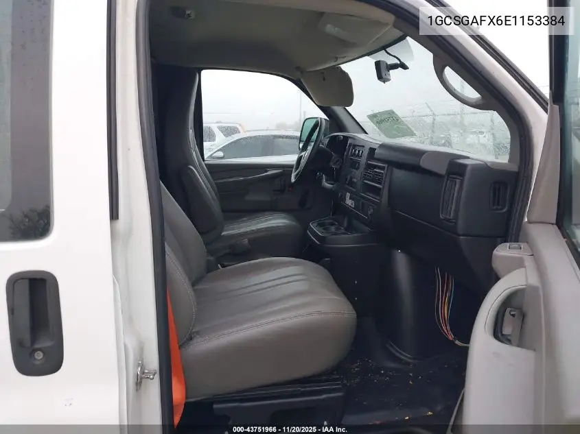 1GCSGAFX6E1153384 2014 Chevrolet Express 1500 Work Van