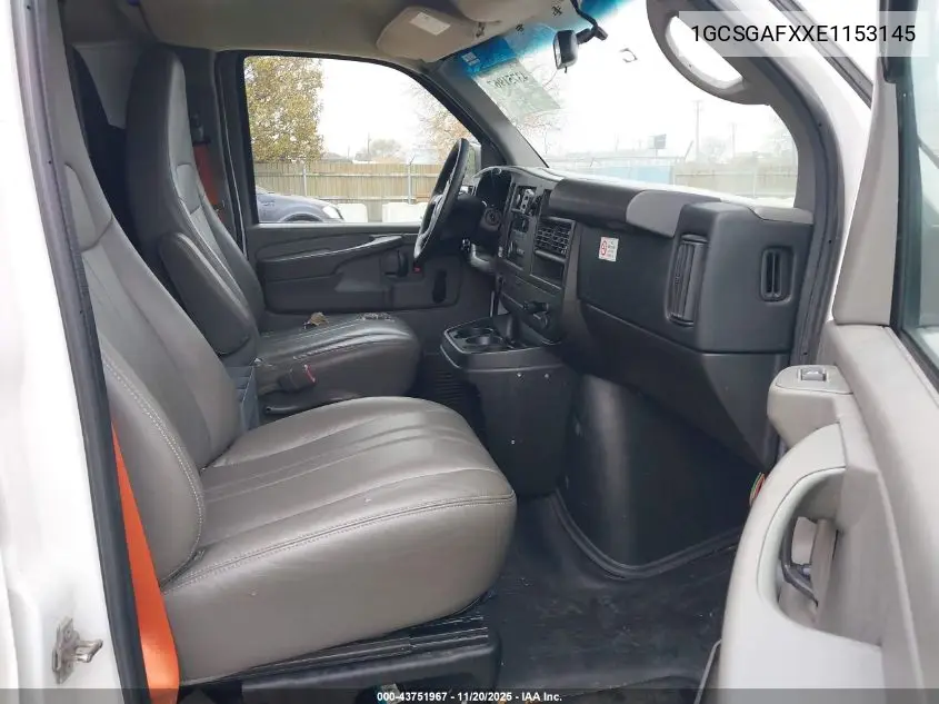 1GCSGAFXXE1153145 2014 Chevrolet Express 1500 Work Van