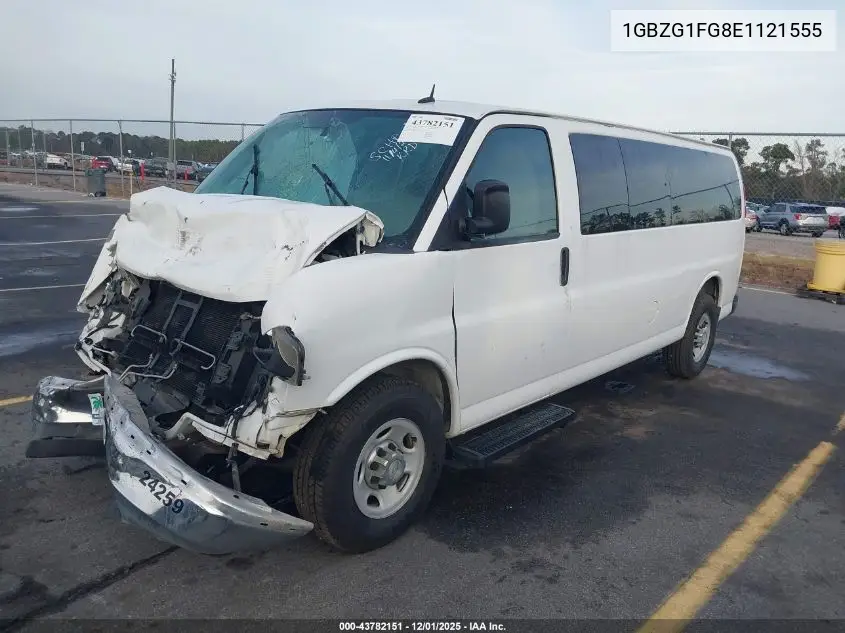 2014 Chevrolet Express 3500 Lt VIN: 1GBZG1FG8E1121555 Lot: 43782151