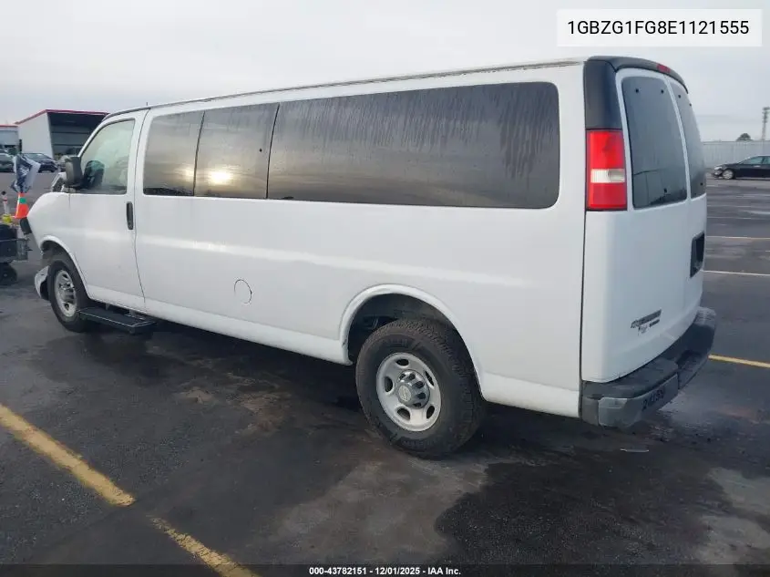 2014 Chevrolet Express 3500 Lt VIN: 1GBZG1FG8E1121555 Lot: 43782151