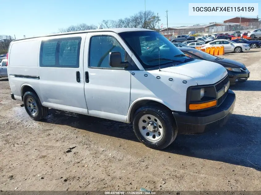 1GCSGAFX4E1154159 2014 Chevrolet Express 1500 Work Van