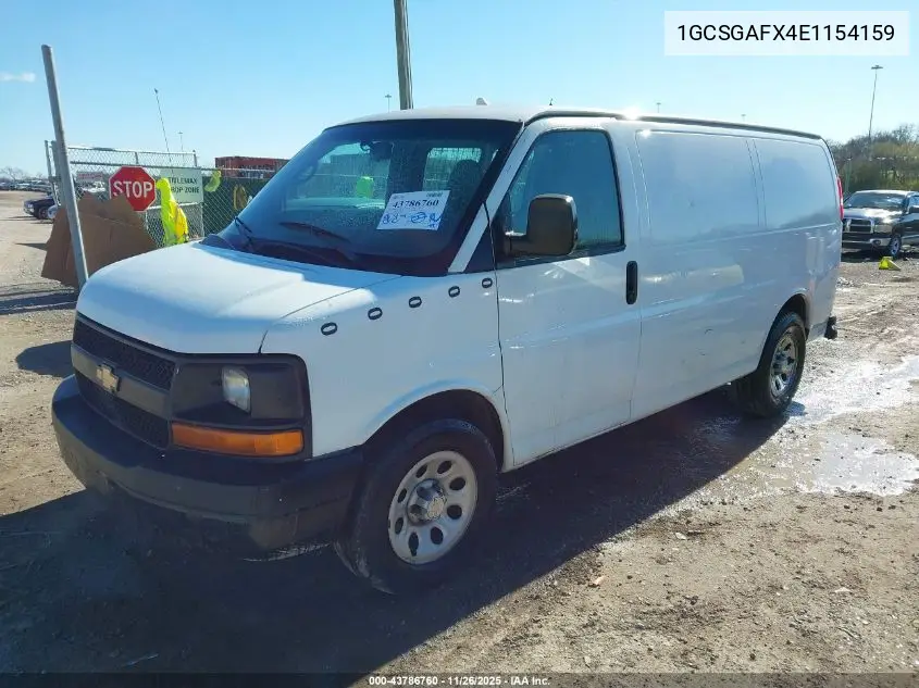 1GCSGAFX4E1154159 2014 Chevrolet Express 1500 Work Van