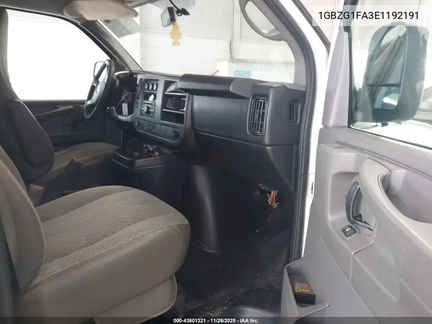 1GBZG1FA3E1192191 2014 Chevrolet Express 3500 Lt