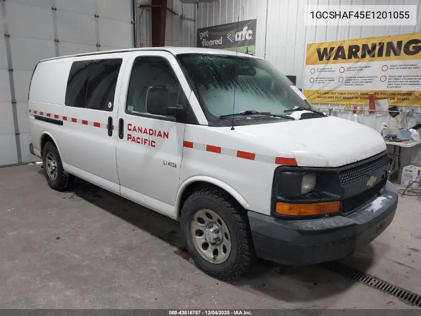 1GCSHAF45E1201055 2014 Chevrolet Express 1500 Work Van