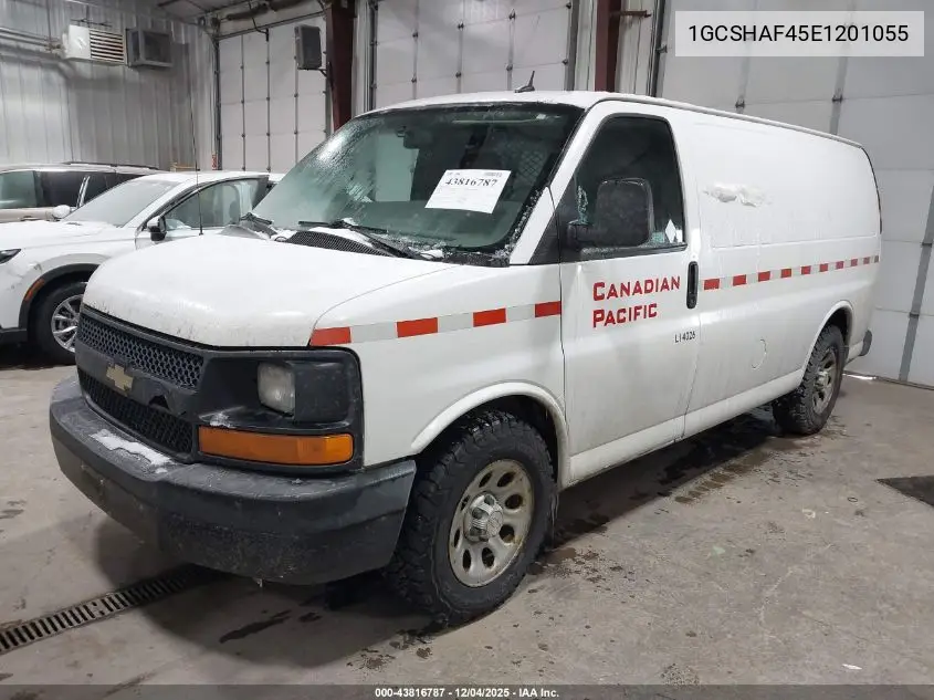 1GCSHAF45E1201055 2014 Chevrolet Express 1500 Work Van