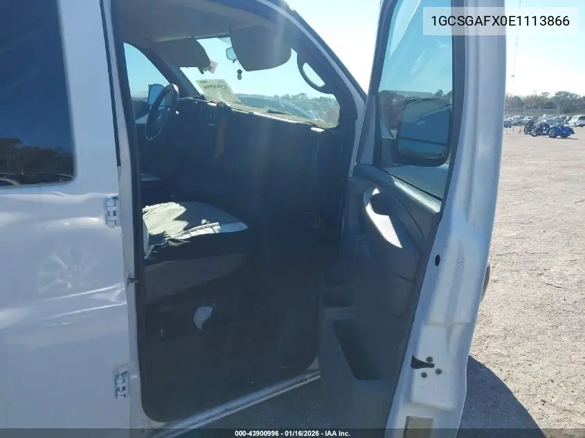 1GCSGAFX0E1113866 2014 Chevrolet Express 1500 Work Van
