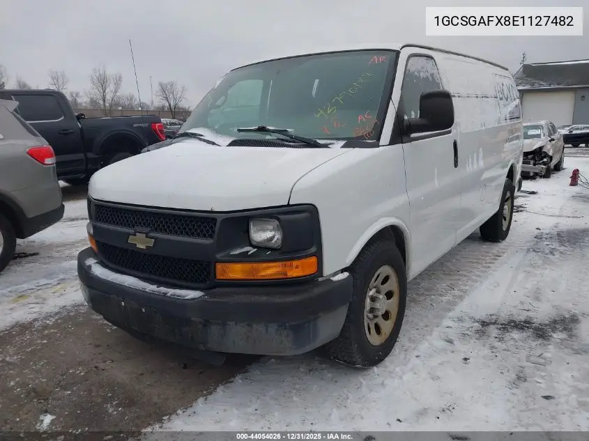 1GCSGAFX8E1127482 2014 Chevrolet Express 1500 Work Van